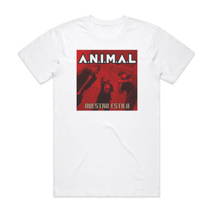ANIMAL Nuestro Estilo Album Cover T-Shirt White