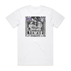 Archgoat Lux Satanae Thirteen Hymns Of Finnish Devil Worship Album Cover T-Shirt White Archgoat Lux Satanae Thirteen Hymns Of Finnish Devil Worship Album Cover T-Shirt White