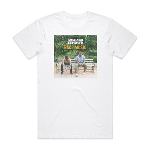 Armand Hammer Race Music Album Cover T-Shirt White Armand Hammer Race Music Album Cover T-Shirt White