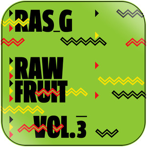 Ras G Raw Fruit Volume 3 Album Cover Sticker Ras G Raw Fruit Volume 3 Album Cover Sticker