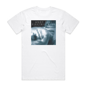 Andy Bell Electric Blue Album Cover T-Shirt White