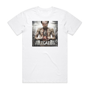Allegaeon Fragments Of Form And Function Album Cover T-Shirt White Allegaeon Fragments Of Form And Function Album Cover T-Shirt White