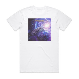 Andromida Voyager 1 Album Cover T-Shirt White Andromida Voyager 1 Album Cover T-Shirt White