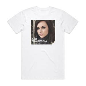 Amy Macdonald A Curious Thing Album Cover T-Shirt White Amy Macdonald A Curious Thing Album Cover T-Shirt White