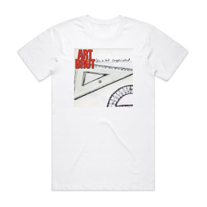 Art Brut Its A Bit Complicated Album Cover T-Shirt White Art Brut Its A Bit Complicated Album Cover T-Shirt White