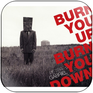 Peter Gabriel Burn You Up Burn You Down Album Cover Sticker Peter Gabriel Burn You Up Burn You Down Album Cover Sticker