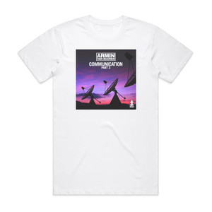 Armin van Buuren Communication Part 3 Album Cover T-Shirt White