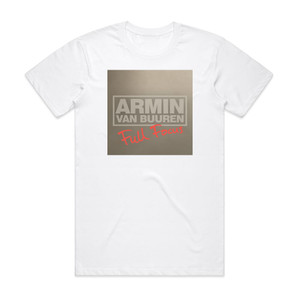 Armin van Buuren Full Focus Album Cover T-Shirt White Armin van Buuren Full Focus Album Cover T-Shirt White