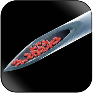 Peter Gabriel Live Blood Album Cover Sticker Peter Gabriel Live Blood Album Cover Sticker