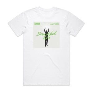 Armin van Buuren Beautiful Life 1 Album Cover T-Shirt White Armin van Buuren Beautiful Life 1 Album Cover T-Shirt White