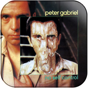 Peter Gabriel No Self Control Album Cover Sticker Peter Gabriel No Self Control Album Cover Sticker