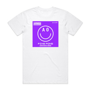Armin van Buuren Ping Pong 1 Album Cover T-Shirt White