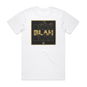 Armin van Buuren Blah Blah Blah 1 Album Cover T-Shirt White Armin van Buuren Blah Blah Blah 1 Album Cover T-Shirt White