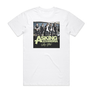 Asking Alexandria Run Free Album Cover T-Shirt White