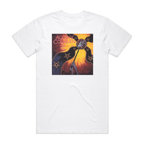 Agony Column God Guns Guts Album Cover T-Shirt White Agony Column God Guns Guts Album Cover T-Shirt White