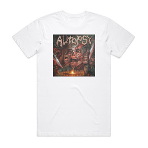 Autopsy The Headless Ritual Album Cover T-Shirt White Autopsy The Headless Ritual Album Cover T-Shirt White