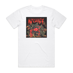 Autopsy Mental Funeral Album Cover T-Shirt White Autopsy Mental Funeral Album Cover T-Shirt White