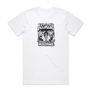 Assassin Chronicles Of Resistance Album Cover T-Shirt White Assassin Chronicles Of Resistance Album Cover T-Shirt White