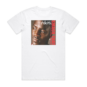 Akon Smack That Album Cover T-Shirt White Akon Smack That Album Cover T-Shirt White
