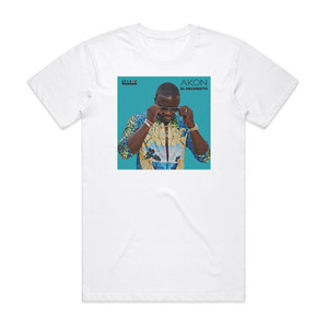 Akon El Negreeto Album Cover T-Shirt White Akon El Negreeto Album Cover T-Shirt White