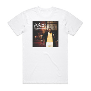 Akon Konvicted 1 Album Cover T-Shirt White