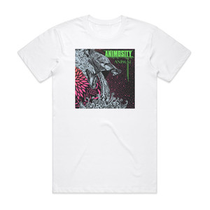Animosity Animal Album Cover T-Shirt White Animosity Animal Album Cover T-Shirt White