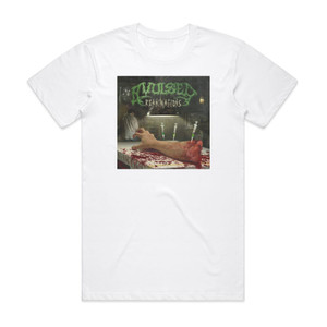 Avulsed Reanimations Album Cover T-Shirt White Avulsed Reanimations Album Cover T-Shirt White