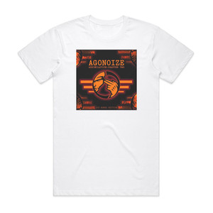 Agonoize Assimilation Chapter Two Album Cover T-Shirt White Agonoize Assimilation Chapter Two Album Cover T-Shirt White