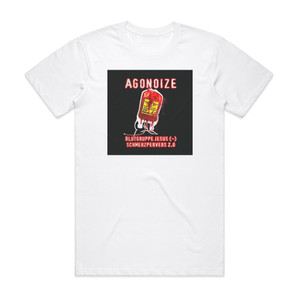 Agonoize Blutgruppe Jesus Schmerzpervers 20 Album Cover T-Shirt White Agonoize Blutgruppe Jesus Schmerzpervers 20 Album Cover T-Shirt White