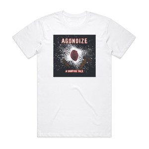 Agonoize A Vampire Tale Album Cover T-Shirt White Agonoize A Vampire Tale Album Cover T-Shirt White