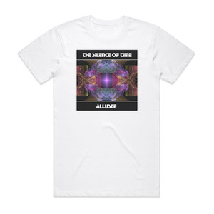 Alluste The Silence Of Time Album Cover T-Shirt White Alluste The Silence Of Time Album Cover T-Shirt White