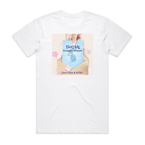 ASTRO Korean Dream Album Cover T-Shirt White ASTRO Korean Dream Album Cover T-Shirt White