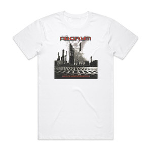 Aborym With No Human Intervention Album Cover T-Shirt White Aborym With No Human Intervention Album Cover T-Shirt White
