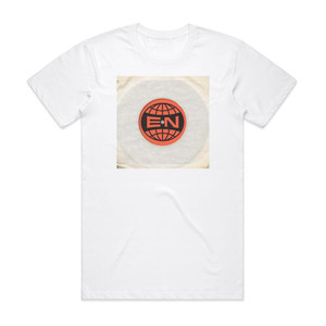 Arcade Fire Everything Now 1 Album Cover T-Shirt White Arcade Fire Everything Now 1 Album Cover T-Shirt White