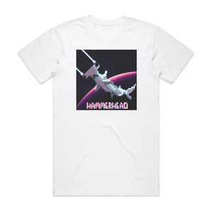 Abducted by Sharks Hammerhead Album Cover T-Shirt White Abducted by Sharks Hammerhead Album Cover T-Shirt White