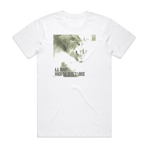 AA Bondy When The Devils Loose Album Cover T-Shirt White AA Bondy When The Devils Loose Album Cover T-Shirt White