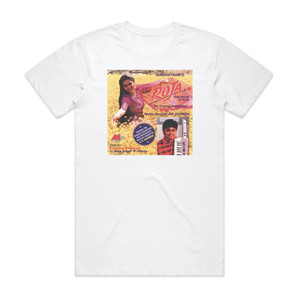 A R Rahman Roja Album Cover T-Shirt White A R Rahman Roja Album Cover T-Shirt White