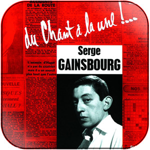 Serge Gainsbourg Du Chant La Une  Album Cover Sticker Serge Gainsbourg Du Chant La Une  Album Cover Sticker