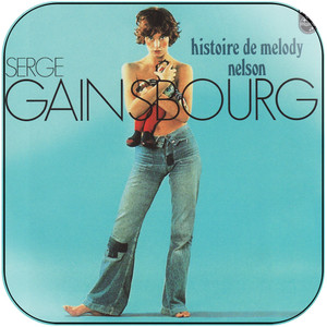 Serge Gainsbourg Histoire De Melody Nelson-1 Album Cover Sticker Serge Gainsbourg Histoire De Melody Nelson-1 Album Cover Sticker