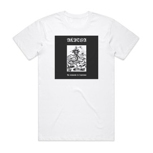 Akitsa Au Crpuscule De Lesprance Album Cover T-Shirt White Akitsa Au Crpuscule De Lesprance Album Cover T-Shirt White