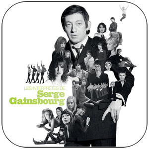 Serge Gainsbourg Les Interprtes De Serge Gainsbourg Album Cover Sticker Serge Gainsbourg Les Interprtes De Serge Gainsbourg Album Cover Sticker