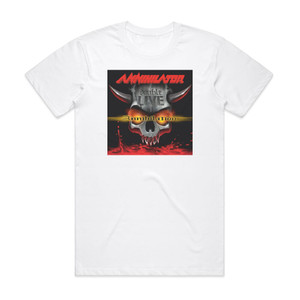 Annihilator Total Annihilation Album Cover T-Shirt White Annihilator Total Annihilation Album Cover T-Shirt White