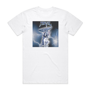 Anvil Still Going Strong Album Cover T-Shirt White Anvil Still Going Strong Album Cover T-Shirt White