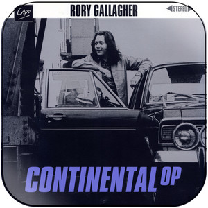 Rory Gallagher Continental Op Album Cover Sticker