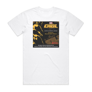 Adrian Younge Luke Cage Album Cover T-Shirt White Adrian Younge Luke Cage Album Cover T-Shirt White