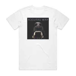 Adelitas Way Stuck Album Cover T-Shirt White Adelitas Way Stuck Album Cover T-Shirt White