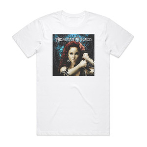 Amberian Dawn River Of Tuoni Album Cover T-Shirt White Amberian Dawn River Of Tuoni Album Cover T-Shirt White