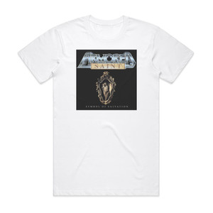Armored Saint Symbol Of Salvation Album Cover T-Shirt White Armored Saint Symbol Of Salvation Album Cover T-Shirt White