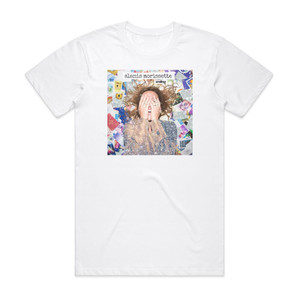 Alanis Morissette Smiling Album Cover T-Shirt White Alanis Morissette Smiling Album Cover T-Shirt White