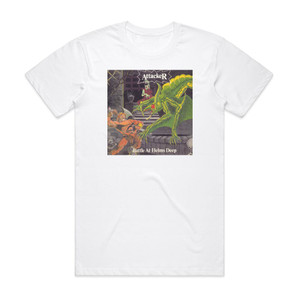 Attacker Battle At Helms Deep 1 Album Cover T-Shirt White